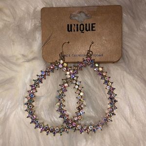 Elegant stone earrings